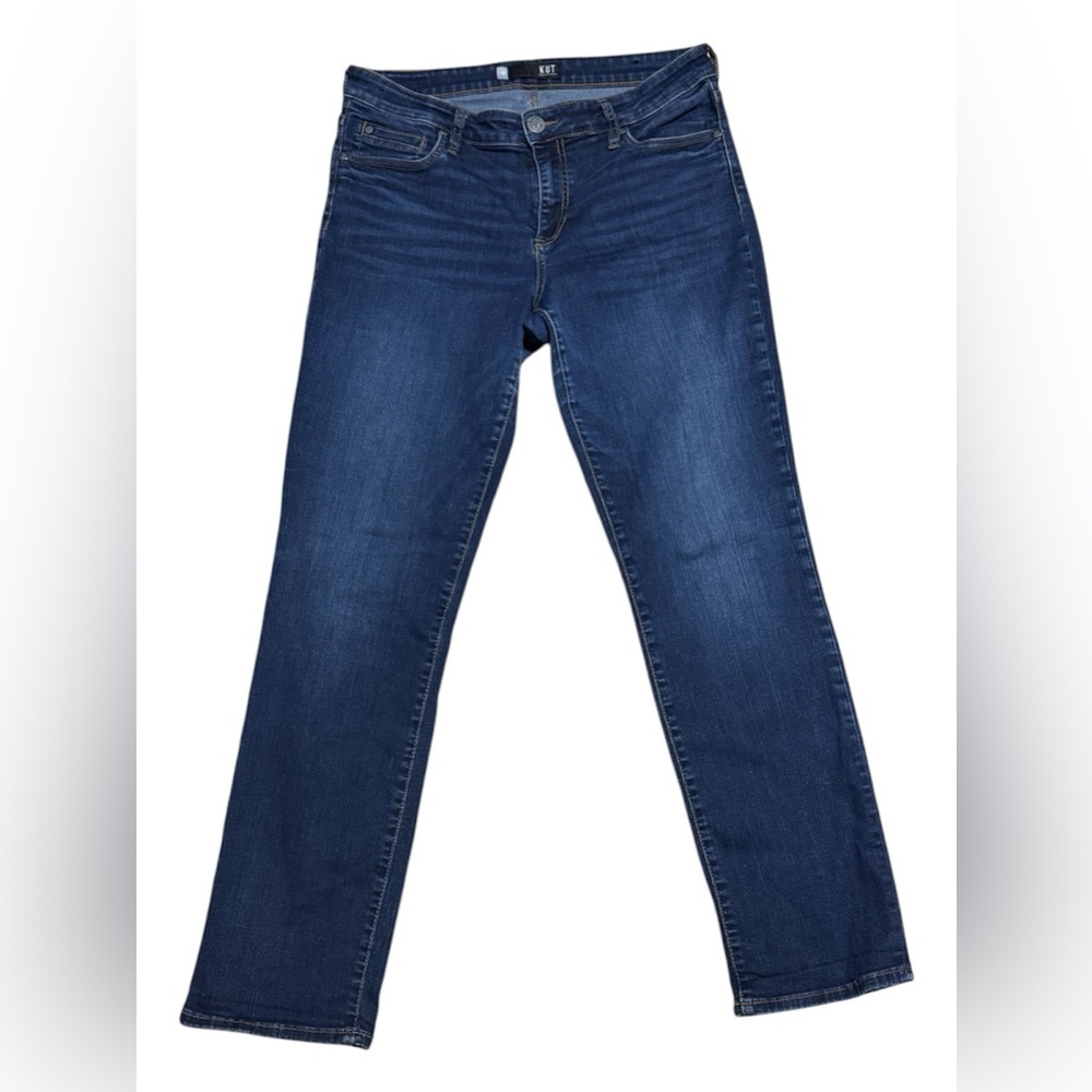 056 KUT FROM THE KLOTH Women's Catherine Boyfriend Mid-Rise Denim Jeans, Sz 10